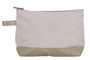Canvas/Metallix Cosmetic Pouch