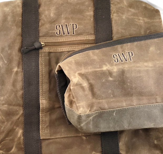 Waxed Canvas Travel pieces